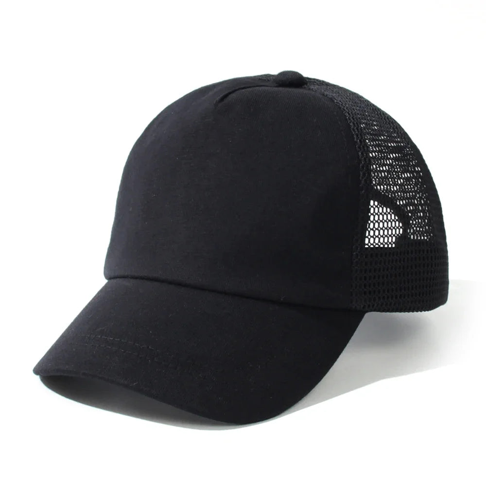 Kids, Solid Color, Curved Brim, Baseball Hat, Breathable