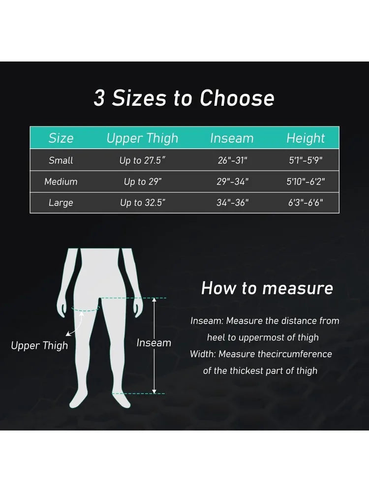 Professional Leg/Foot Recovery System, Cordless Air Compression Boots with Sequential Compression