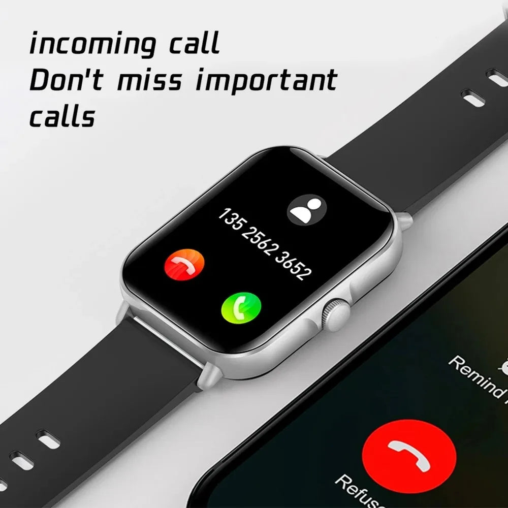 Smart Watch, Bluetooth, Call, Play Music, Fitness Sport, Waterproof, Men/Women, iPhone/Android