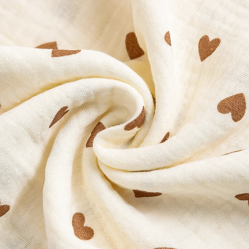 Baby Blanket, Muslin Swaddle, 2-Layer, Cotton, Receive Blankets, Bath Towel