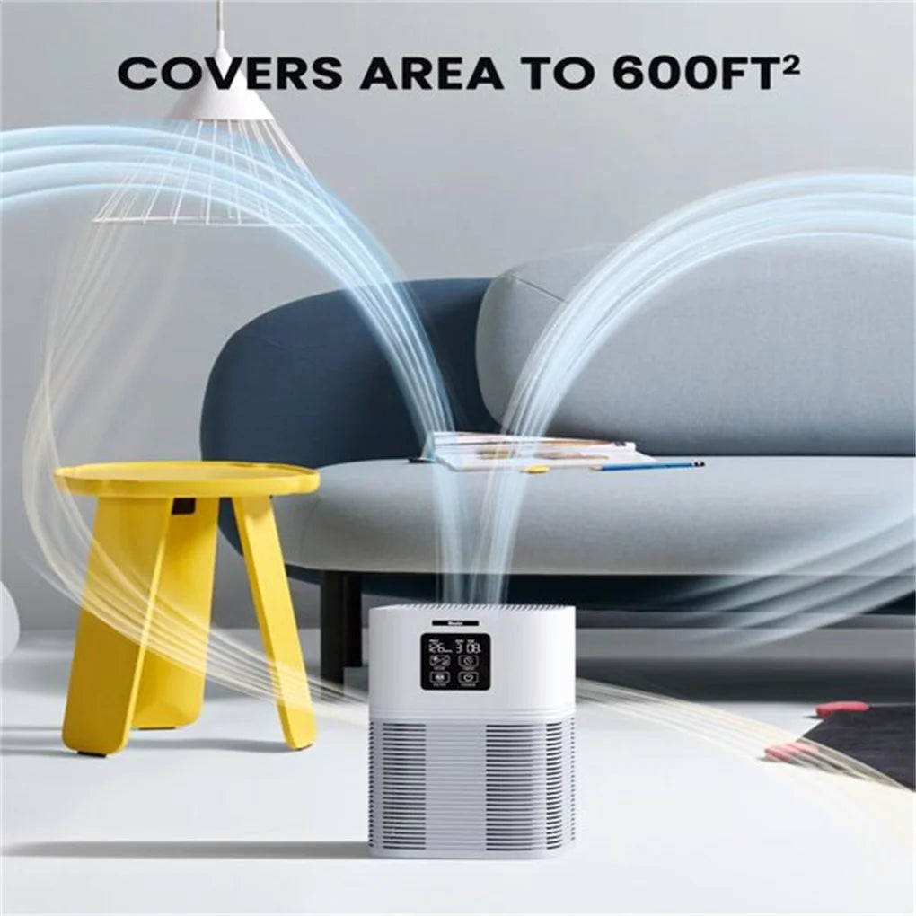 2-in-1 Air Purifier, H13 Filters, Home Allergies, Pets Hair, Odor Eliminators, Aromatherapy Diffuser, Auto Mode