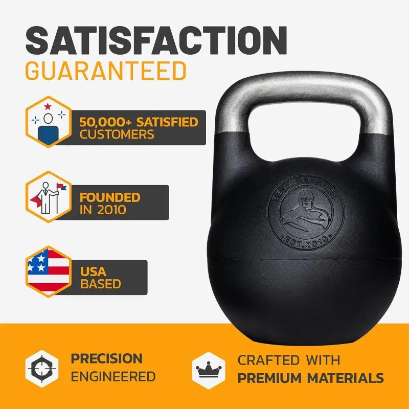Adjustable Kettlebell Set, Steel Shell, Internally-Loaded for Full Body Workouts