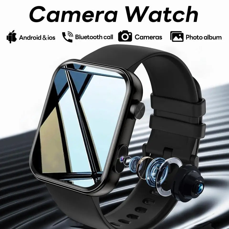 Smart Watch Women/Men, Camera, Heart Rate, Sports Fitness, Waterproof, Bluetooth For Android iOS