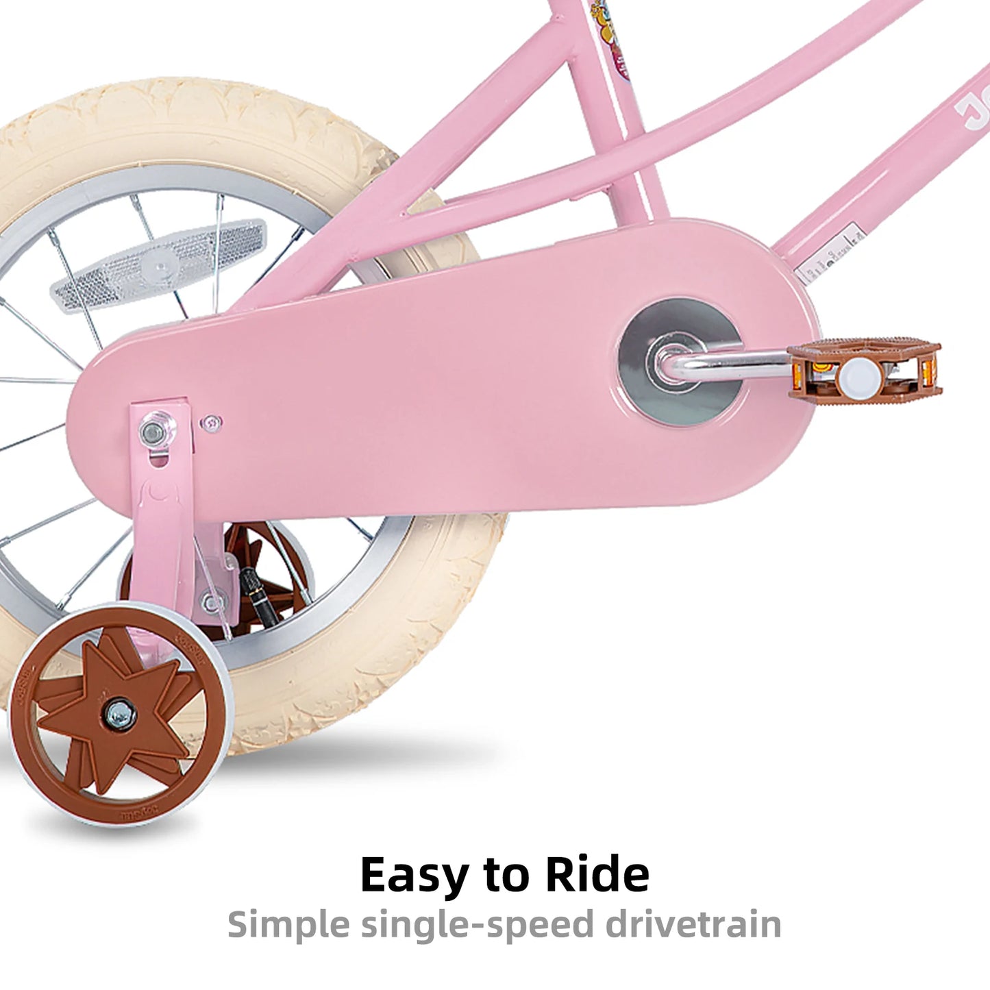 Girl's Bike for Ages 2-12, 12" 14" 16" 20", Training Wheels, Basket & Kickstand, Retro Style