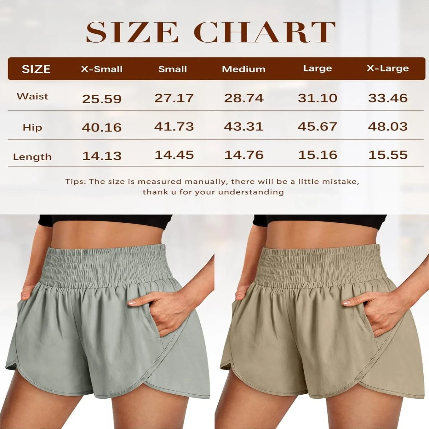 Ultimate High Waisted Athletic Women's Shorts - Sporty, Comfy, Casual, Running