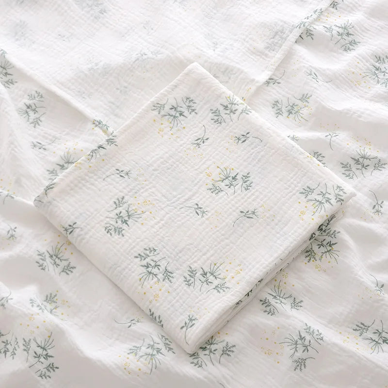 Baby Blanket, Muslin Swaddle, 2-Layer, Cotton, Receive Blankets, Bath Towel