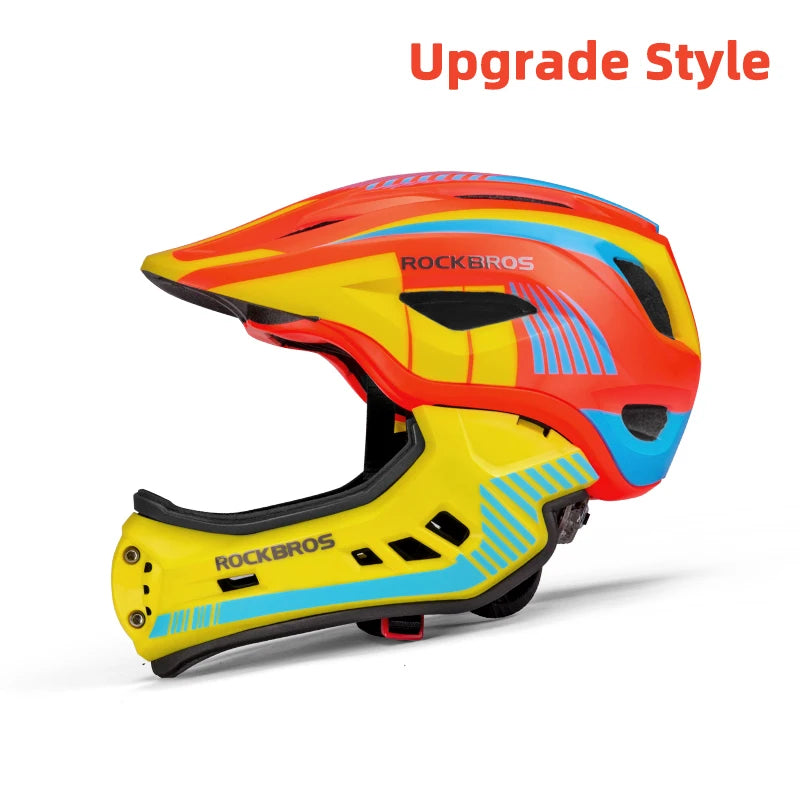 Child Cycling/Scooter Cross Helmet, Impact Resistant, Detachable Full Face