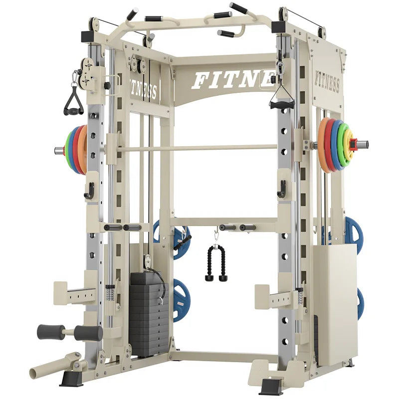 Gym Commercial Squat Gantry Multifunctional Comprehensive Trainer, Home Smith All-Round Training Large Equipment