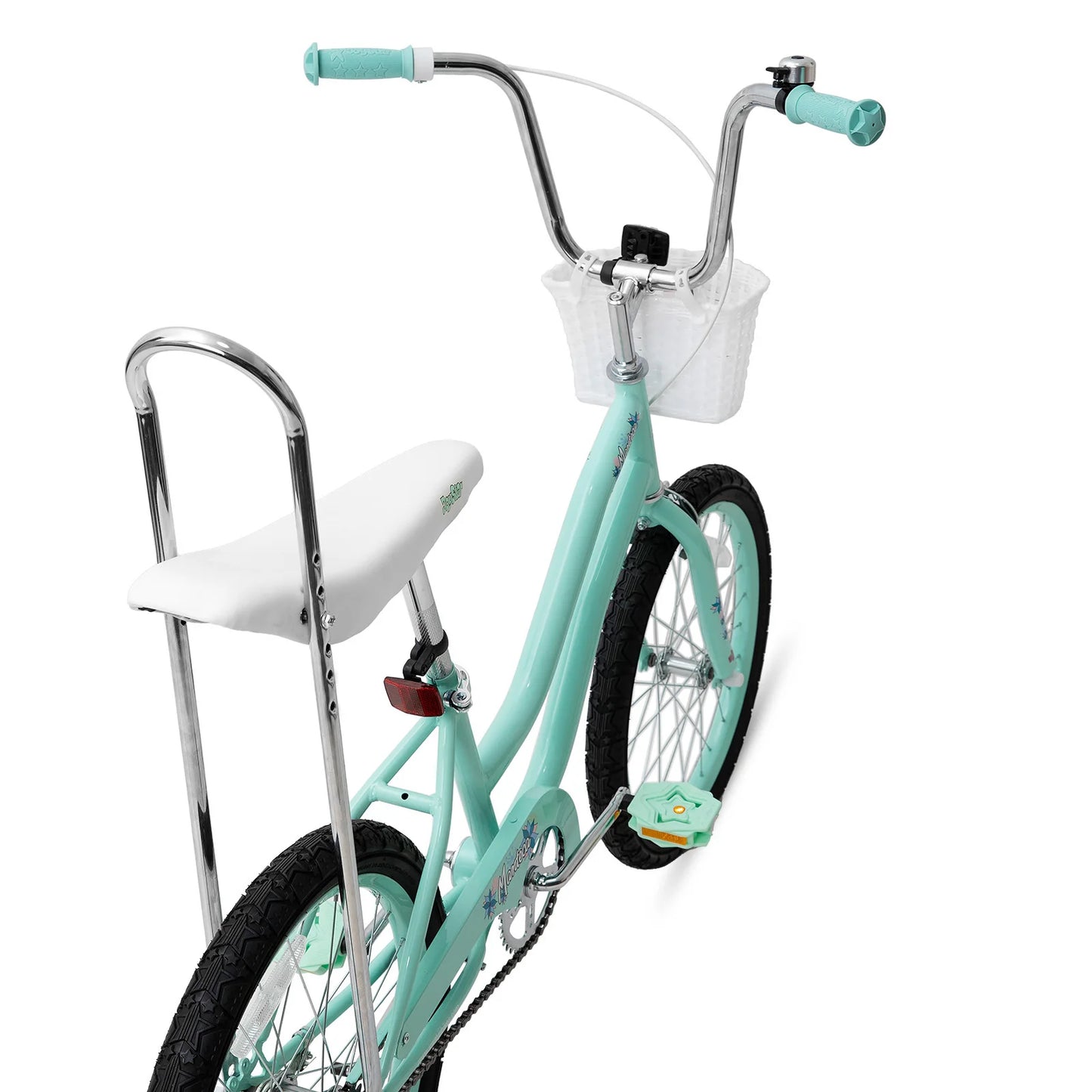 20 Inch Girls Bike, Training Wheels, Banana Seat, Handbrake, Coaster Brake