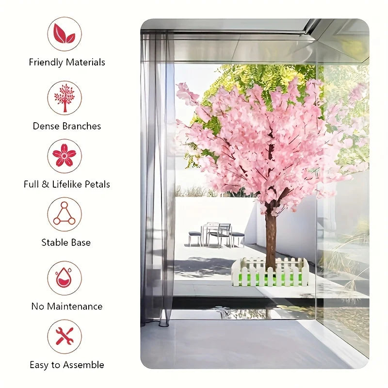 Artificial Cherry Blossom Tree, Indoor/Outdoor Decor