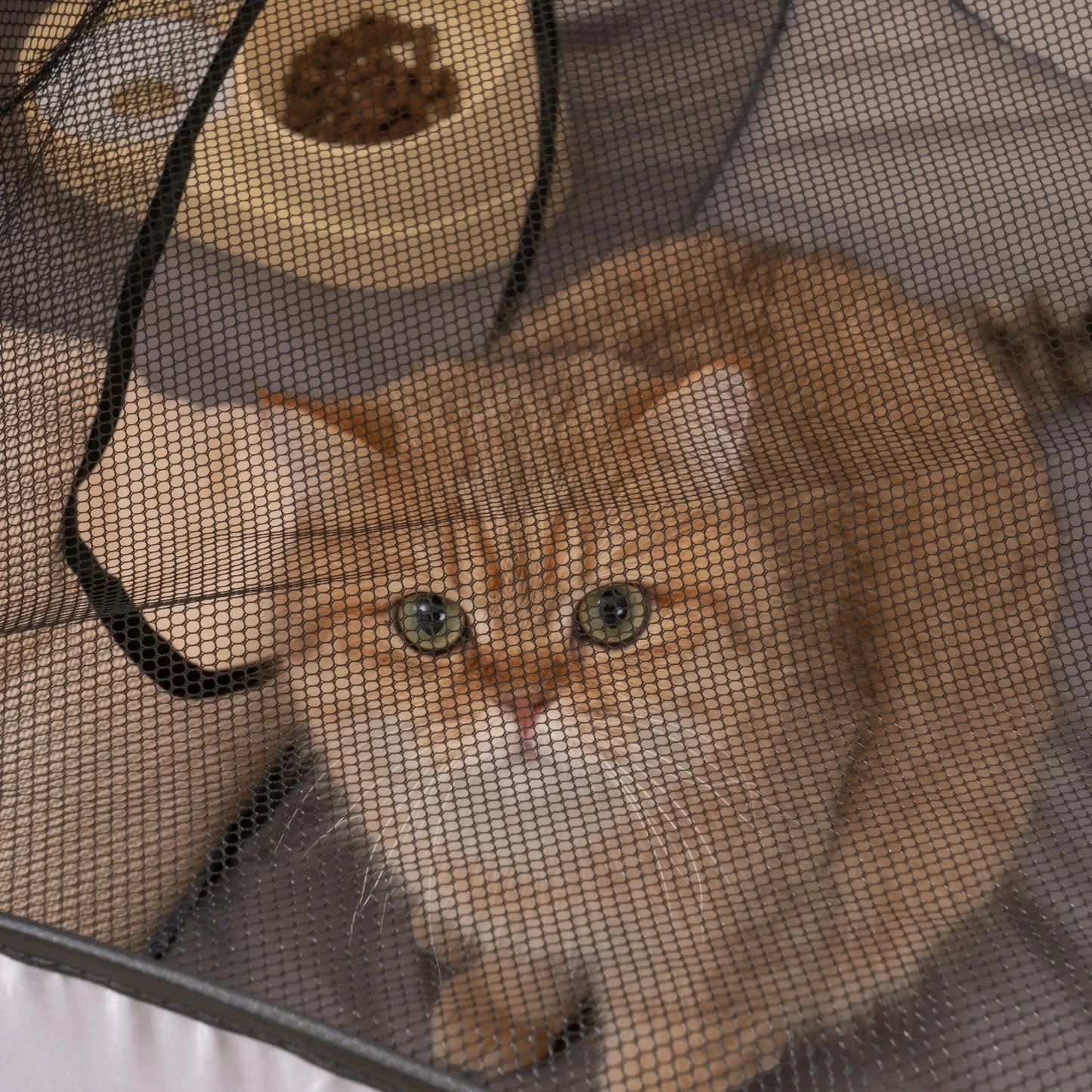 Square Gray Cats/Dogs Delivery Room, Hard Oxford Cloth, Play Tunnel, Foldable, Pets' Nest