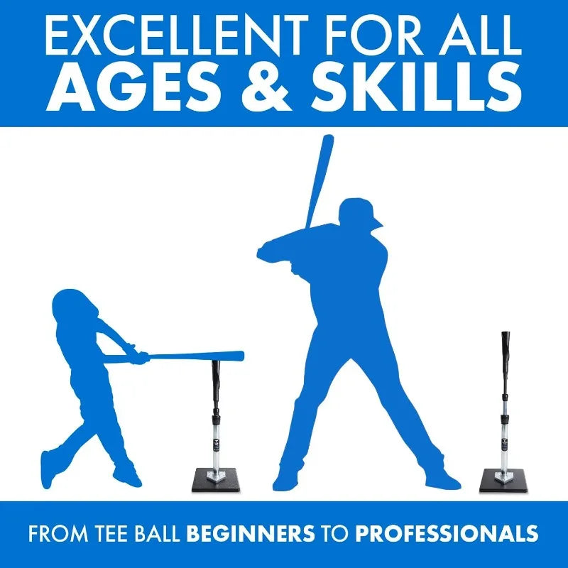 Baseball/Softball Batting Tee, Weather Resistant, Composite Base