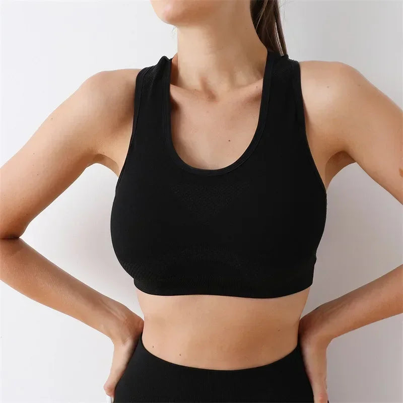 Women Sports Bra, Top Push Up, Fitness. Yoga, Breathable