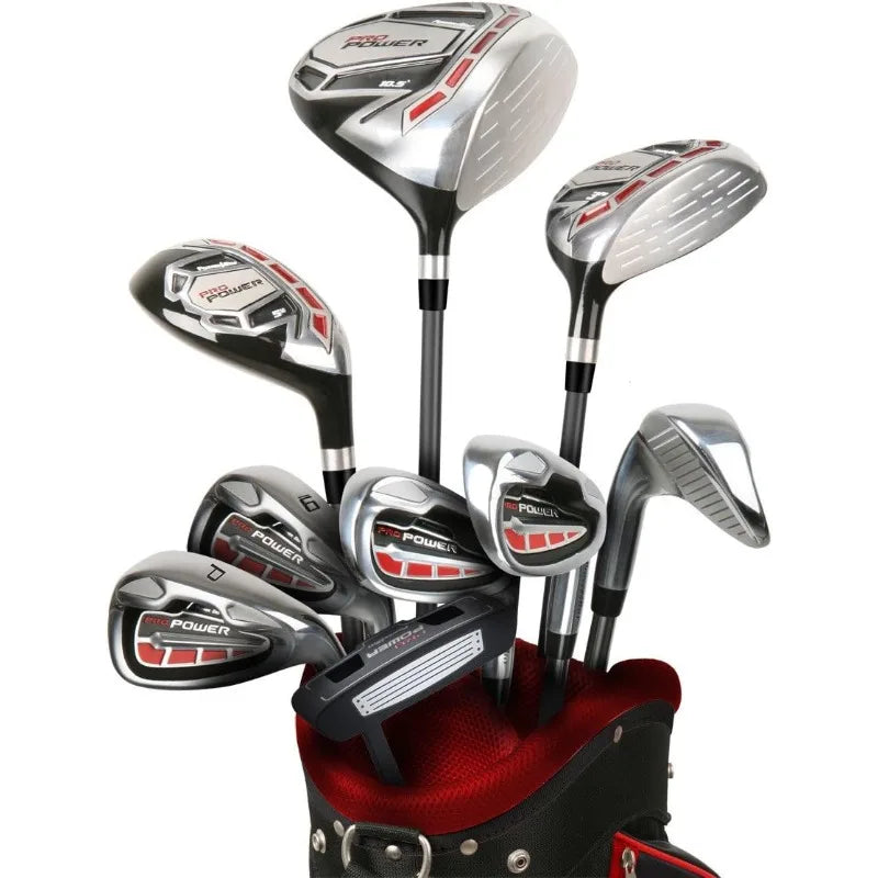 Pro Power Complete Golf Set, Men's, Stand Bag, Right/Left Handed