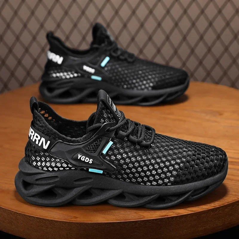 Men's Summer Mesh Sneakers - Breathable, Casual, Outdoor, Running, Tennis, Hiking