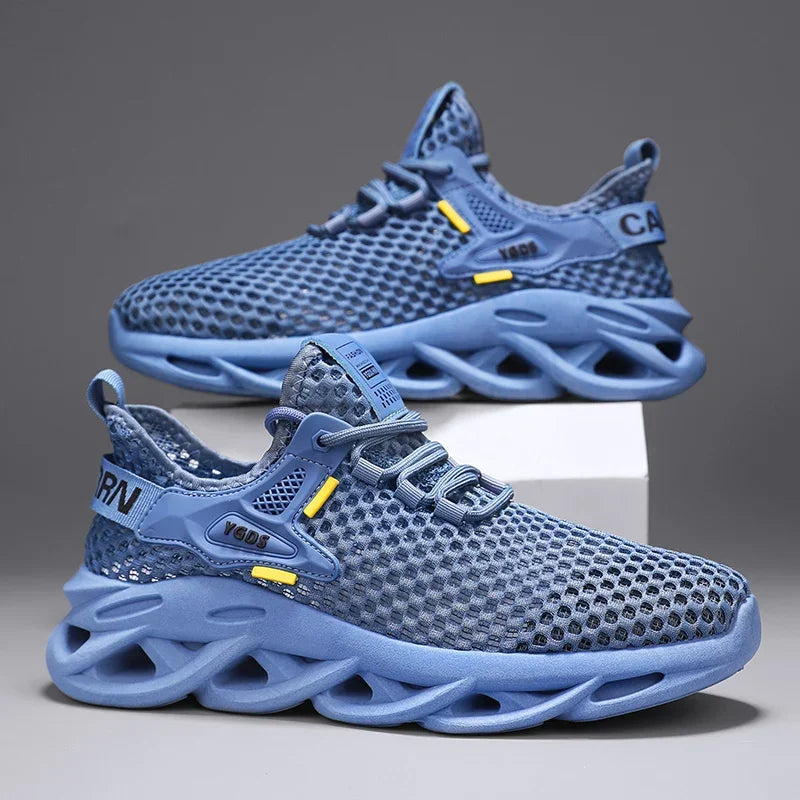 Men's Summer Mesh Sneakers - Breathable, Casual, Outdoor, Running, Tennis, Hiking