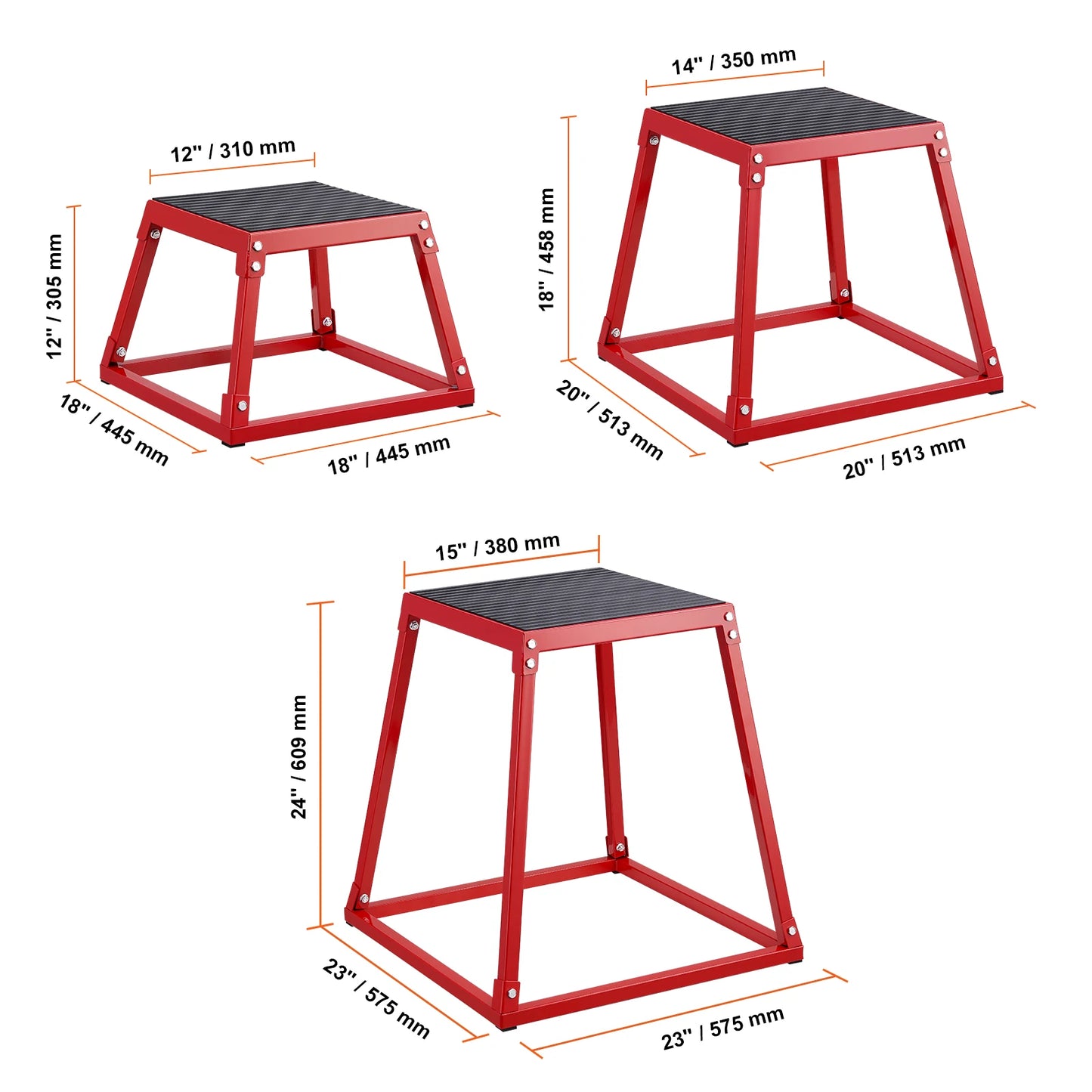 SucceBuy Plyometric Jump Box, Conditioning, Strength Training