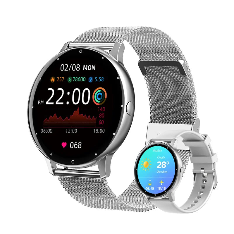 Smart Watch Women/Men Full Touch Screen, Bluetooth, Call, Waterproof, GPS, Sports Fitness Tracker