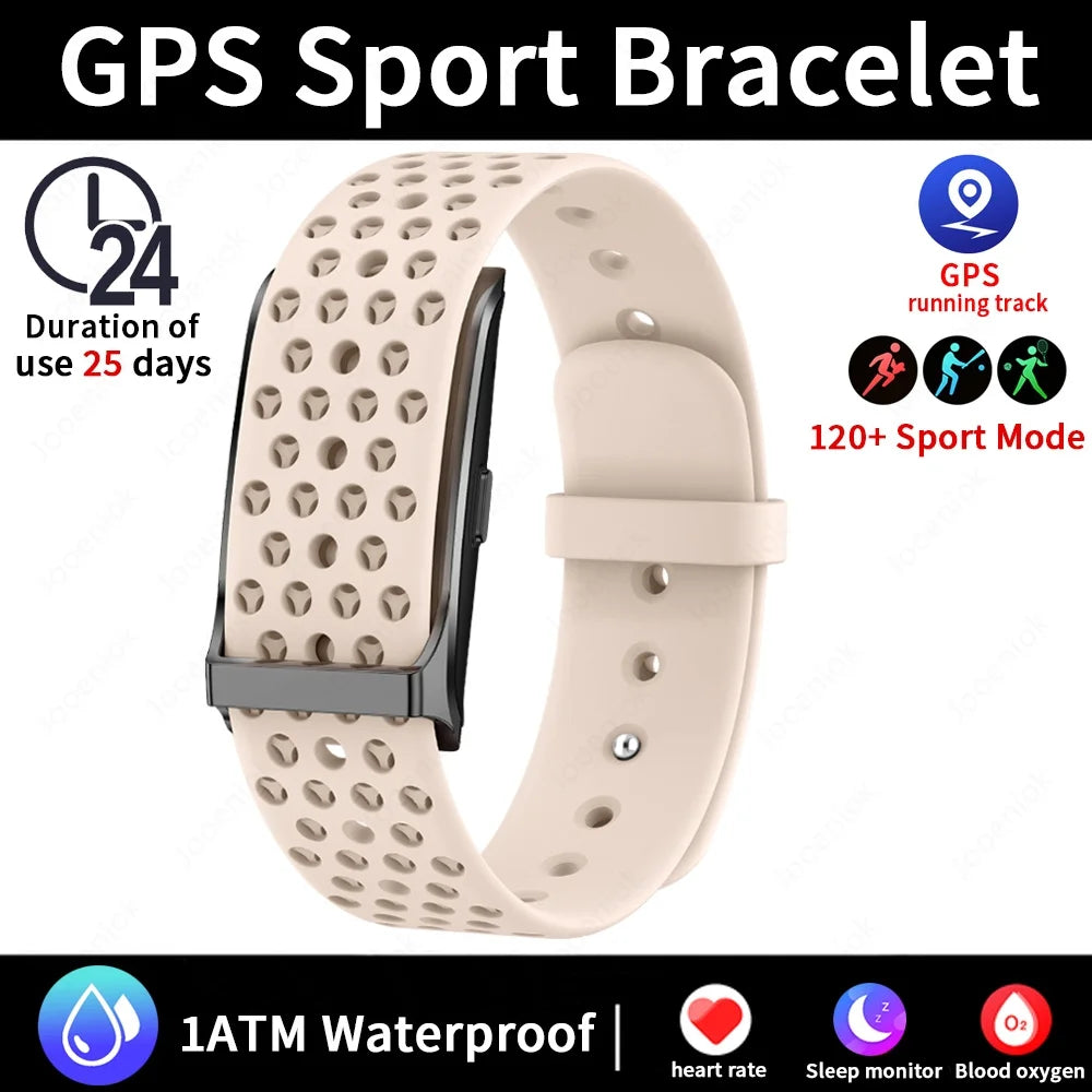 No Screen Smart Watch, Men's Sports. Outdoors Fitness Heart Rate Monitor. Waterproof, Android IOS