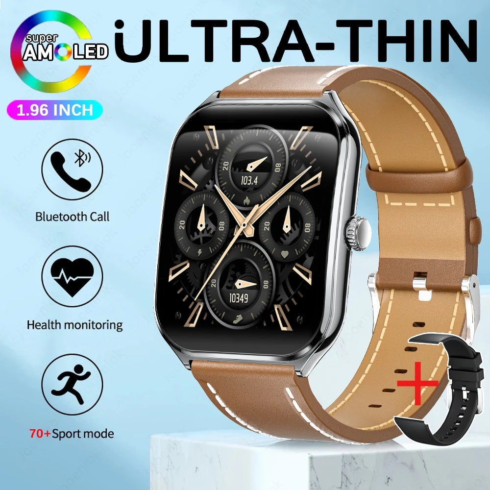 Ultra-thin Durable Women Smart Watch, Sport Health Fitness, Wireless Bluetooth Call
