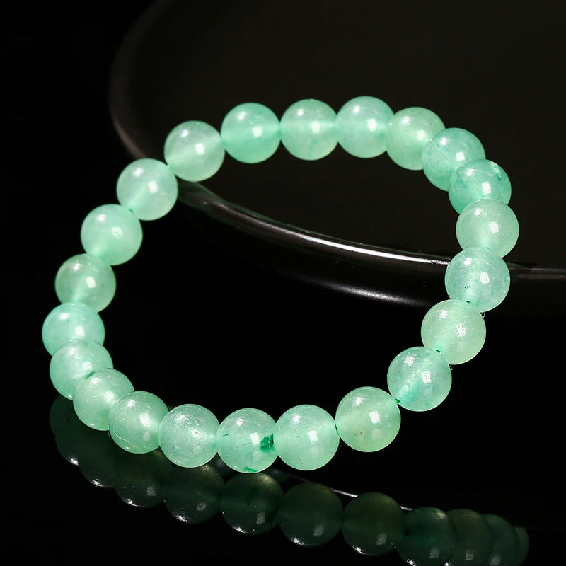 Natural Aventurine Jades Mala Beads, Meditation, Healing, Relieve Stress Jewelry
