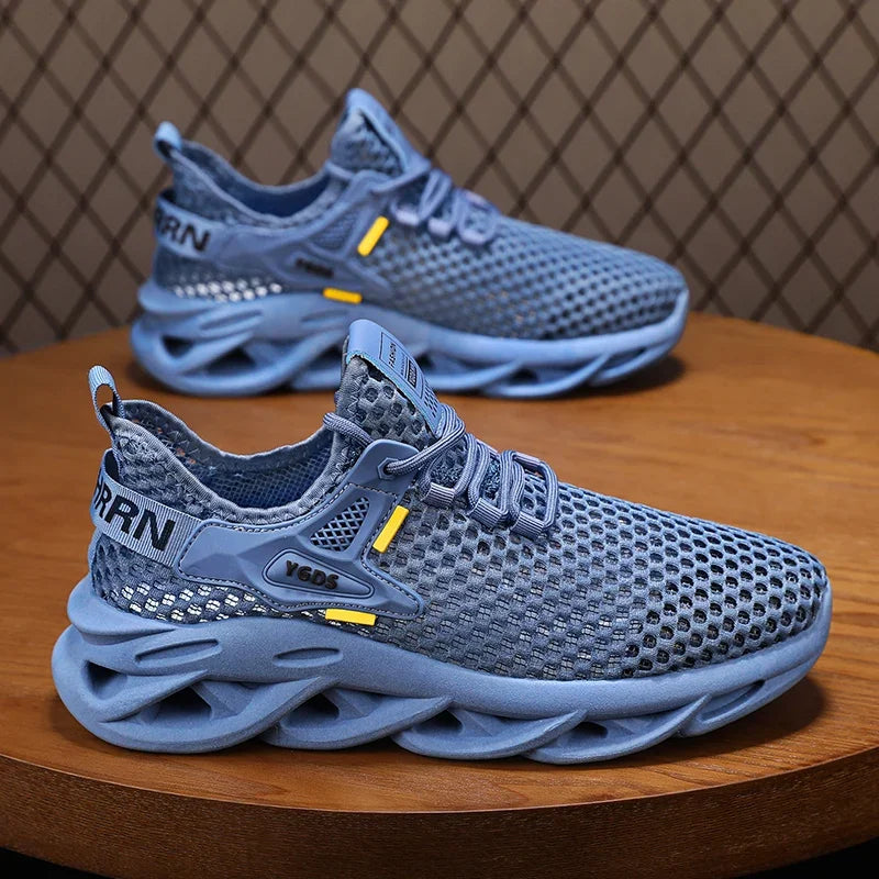 Men's Summer Mesh Sneakers - Breathable, Casual, Outdoor, Running, Tennis, Hiking