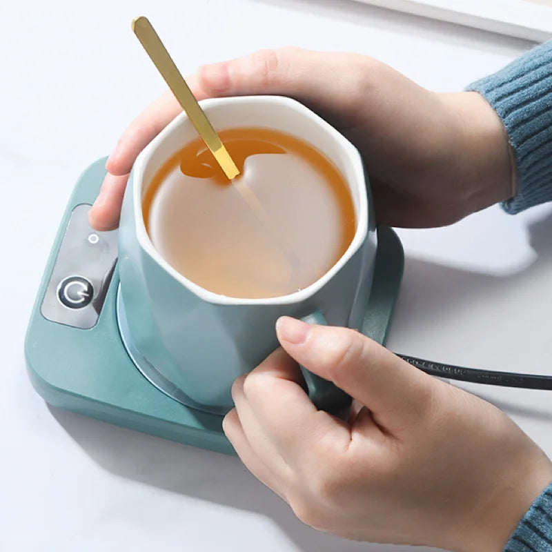 Electric Mug Warmer, Heating Pad, Cup Warming Mat, Thermostatic Coaster