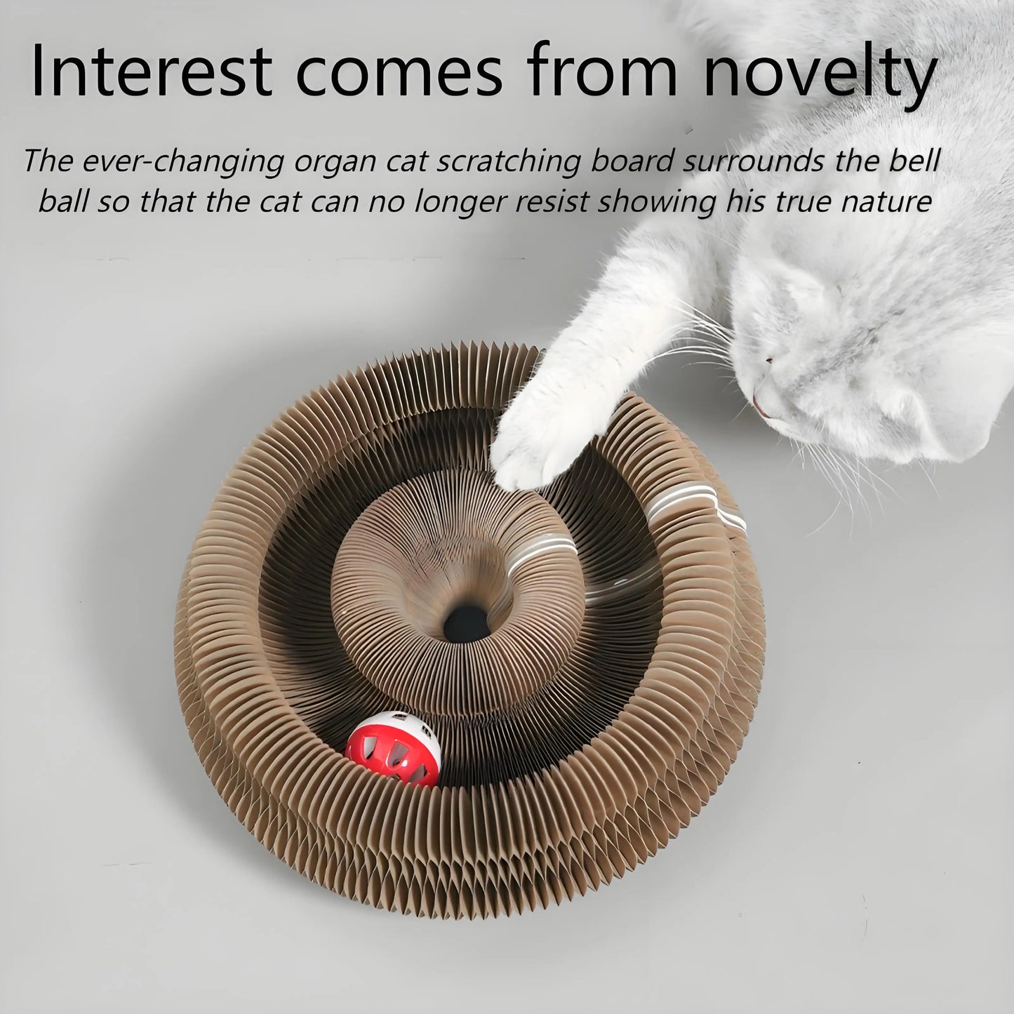 Cat Scratcher Board, Round Corrugated Post, Grinding Claw Accessories