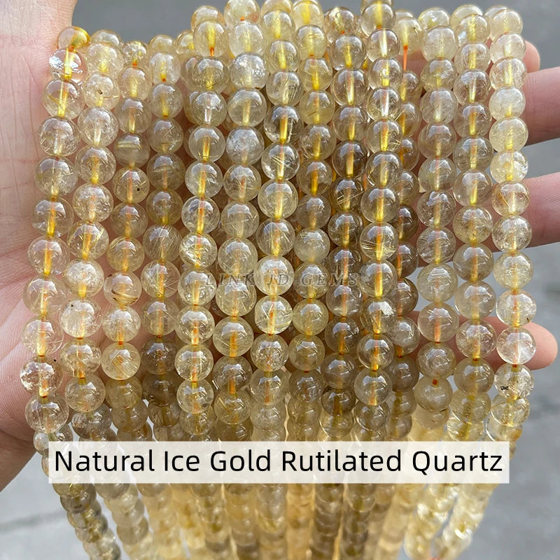 Natural Stone, Lapis Lazuli Round Loose Beads For Jewelry Making