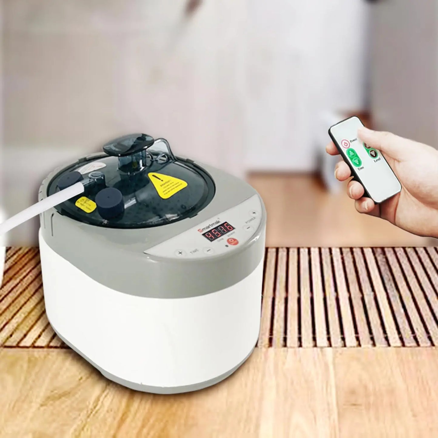 Sauna Steamer, Portable, Steam Pot Generator, Remote Control Spa Machine, Herbal Box
