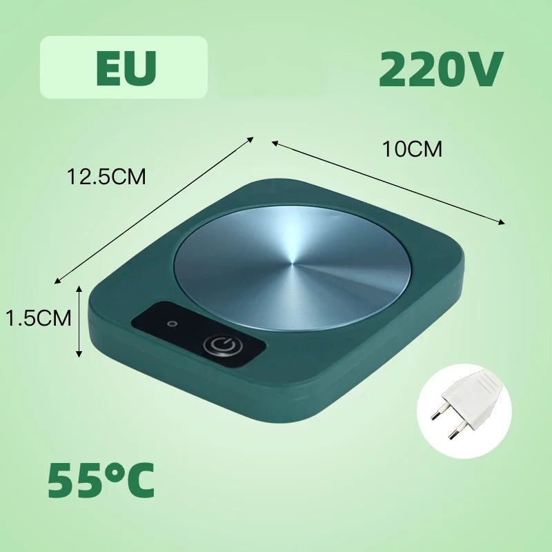 Electric Mug Warmer, Heating Pad, Cup Warming Mat, Thermostatic Coaster