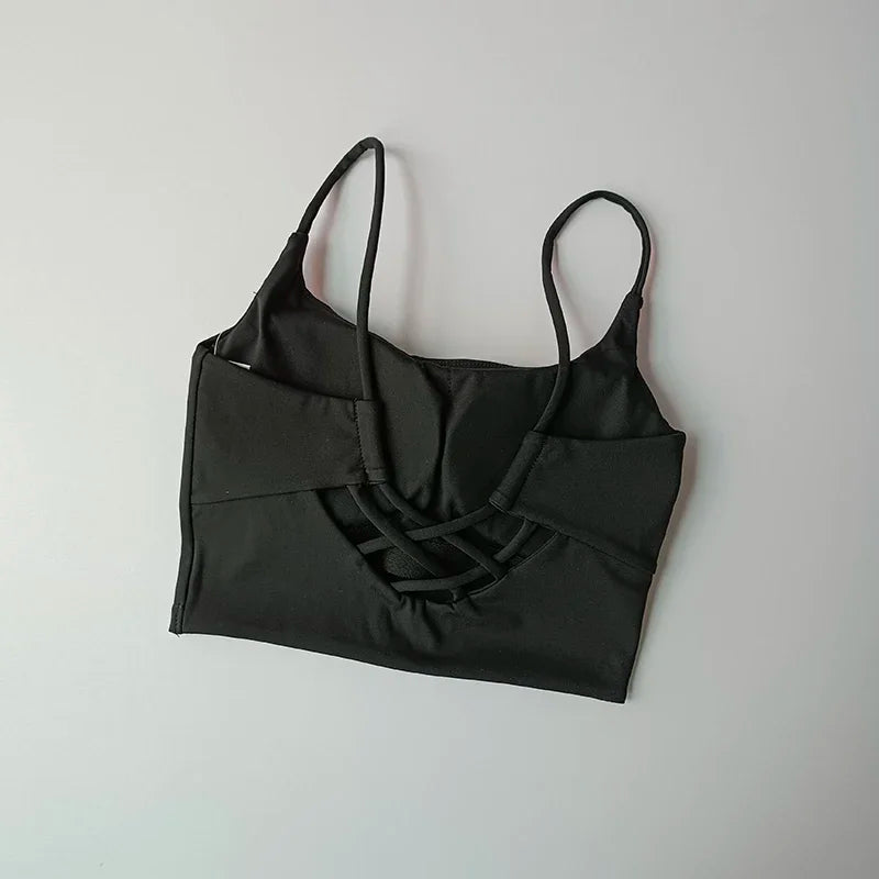 Breathable, Push-Up Sports Bra, Fitness Top, Yoga, Running