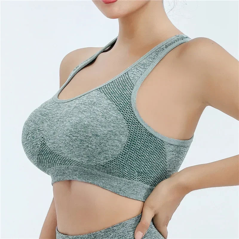 Women Sports Bra, Top Push Up, Fitness. Yoga, Breathable