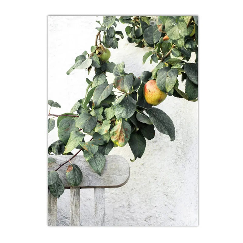 Spanish Italy Puglia Architecture Posters, Canvas Painting, Green Leaves, Indoor Plants, Wall Art Print Pictures