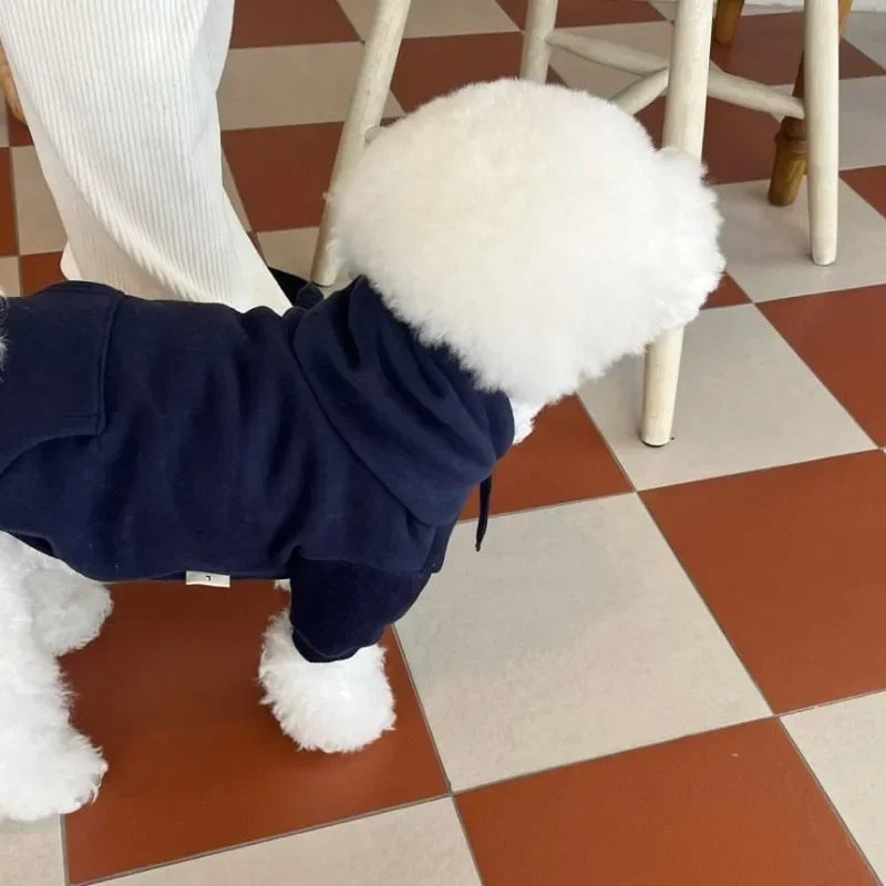 Letter Hoodie, Pet Clothing, Dog Fashion, Cotton