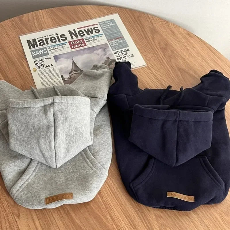 Letter Hoodie, Pet Clothing, Dog Fashion, Cotton