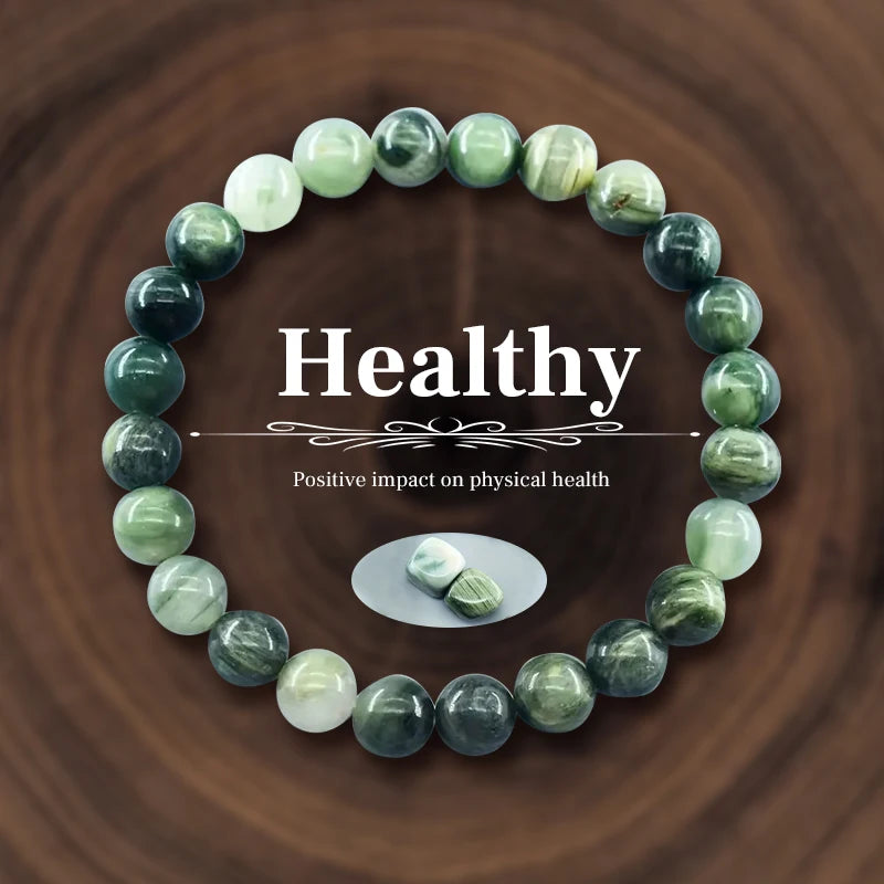 Natural Stone Beads, Bracelet For Women/Men, Amethysts Crystal Quartz, Agate Tiger Eye, Elastic Bangles