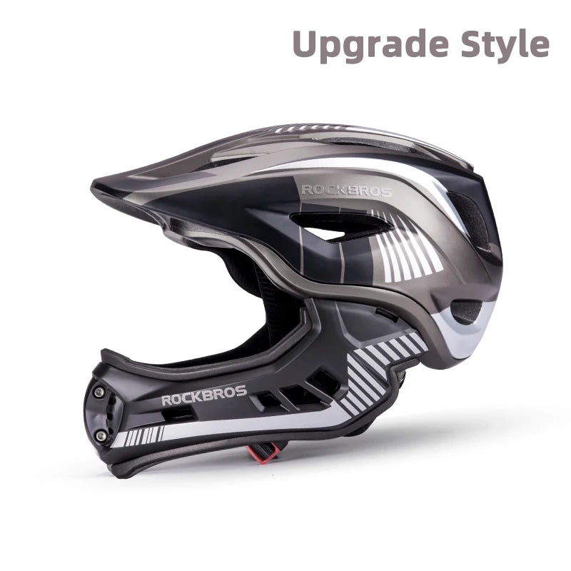 Child Cycling/Scooter Cross Helmet, Impact Resistant, Detachable Full Face