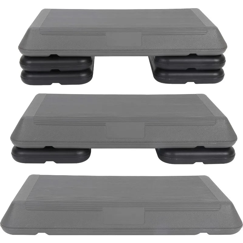 28.5'' Exercise Step Platform, Aerobic Workout Step Up Box, 4 Stackable Risers,
