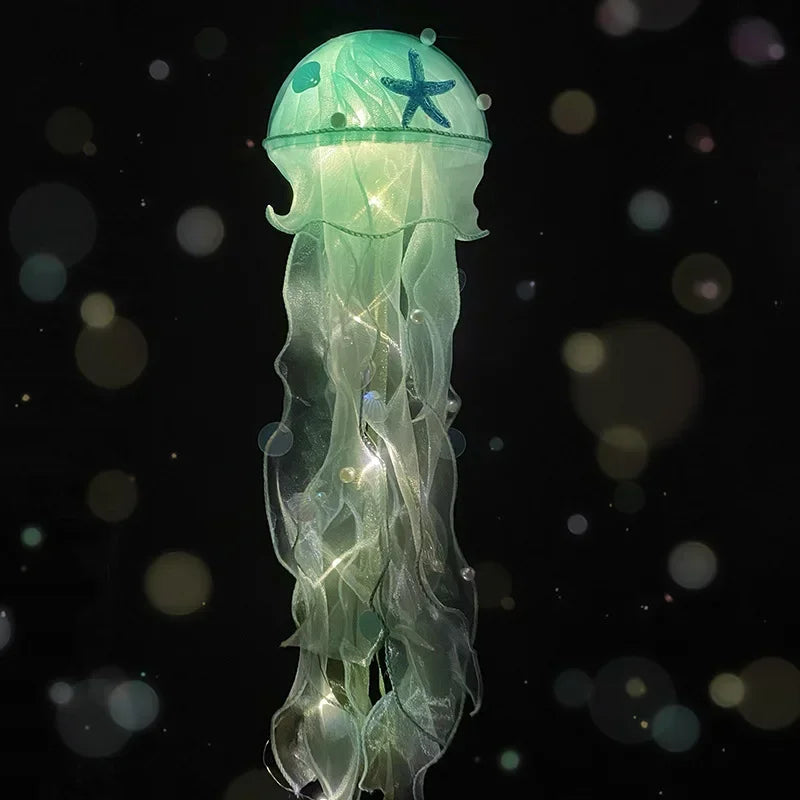 Jellyfish Portable Flower Lamp, Girl Room Atmosphere Decoration, Bedroom Night Lamp