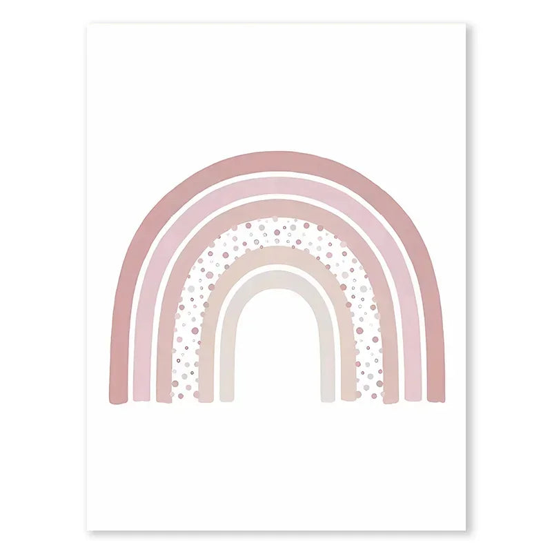 Pink Butterfly Wall Art Nursery, Canvas Prints, Painting, Sun/Rainbow/Daisy/Heart Posters