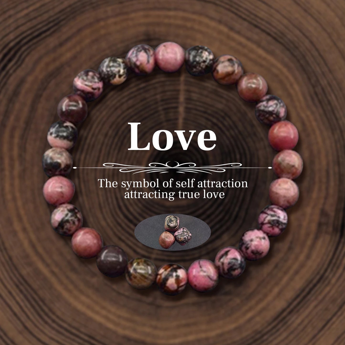 Natural Stone Beads, Bracelet For Women/Men, Amethysts Crystal Quartz, Agate Tiger Eye, Elastic Bangles