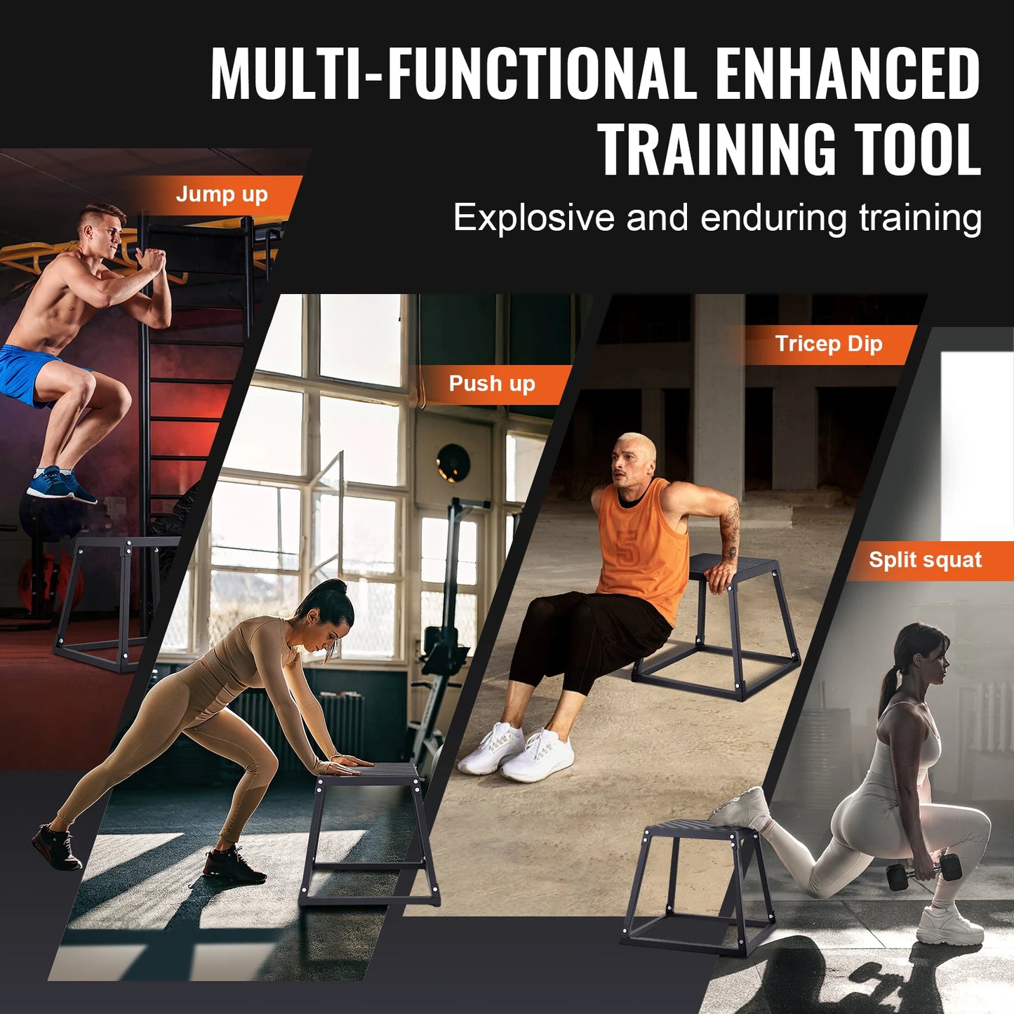 SucceBuy Plyometric Jump Box, Conditioning, Strength Training