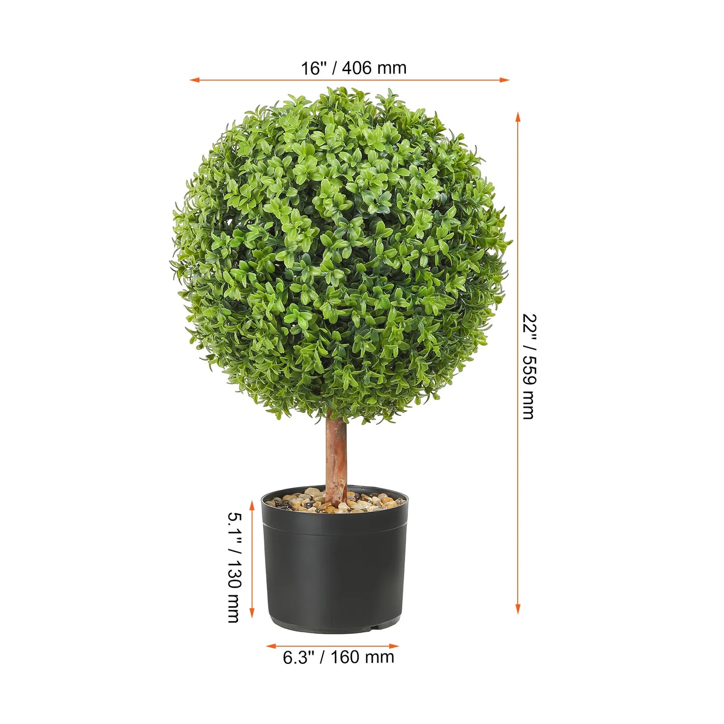 Artificial Boxwood Tower Topiary, Spiral Or Round Plant