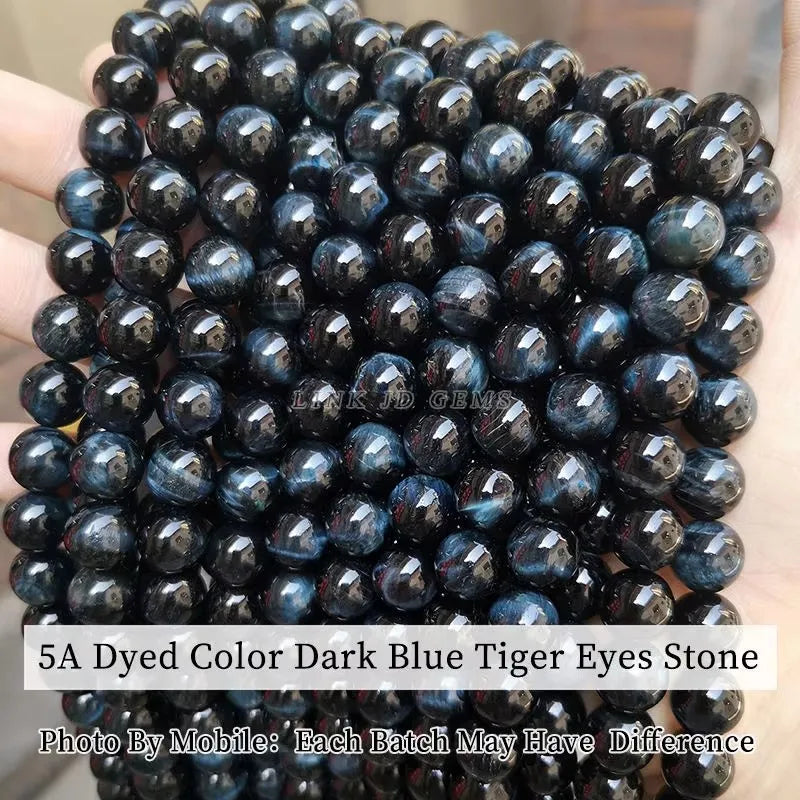 Natural Stone, Lapis Lazuli Round Loose Beads For Jewelry Making