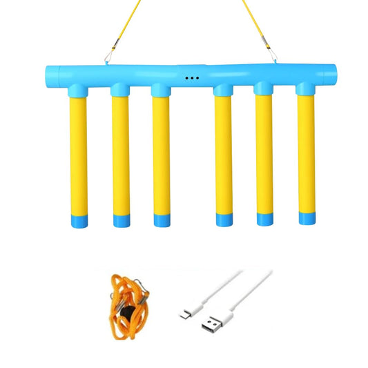 asfanst Reflective Drop Stick Challenge Game, Hand Eye Coordination Reflex Training Toy, 3 Adjustable Speed Modes, Catching Sticks Game for All Ages (Blue)