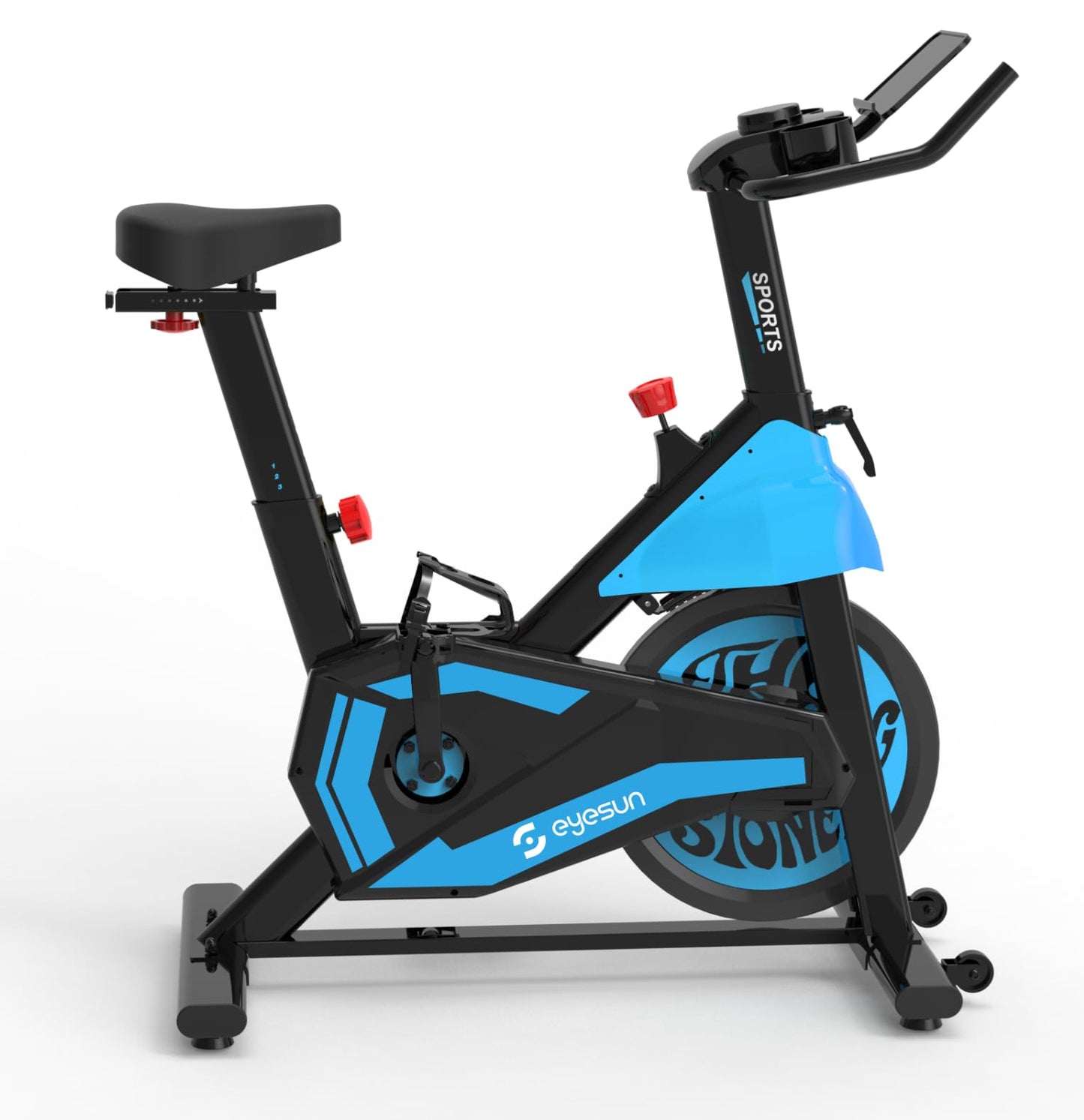 Exercise Bikes for Home,Indoor Cycling Bike with Adjustable Magnetic,Brake Pad Resistance Silent Belt Drive,330lbs Weight Capacity &Upgraded Version Seat for Home Cardio&Weight Loss