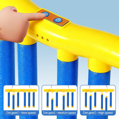 asfanst Reflective Drop Stick Challenge Game, Hand Eye Coordination Reflex Training Toy, 3 Adjustable Speed Modes, Catching Sticks Game for All Ages (Blue)