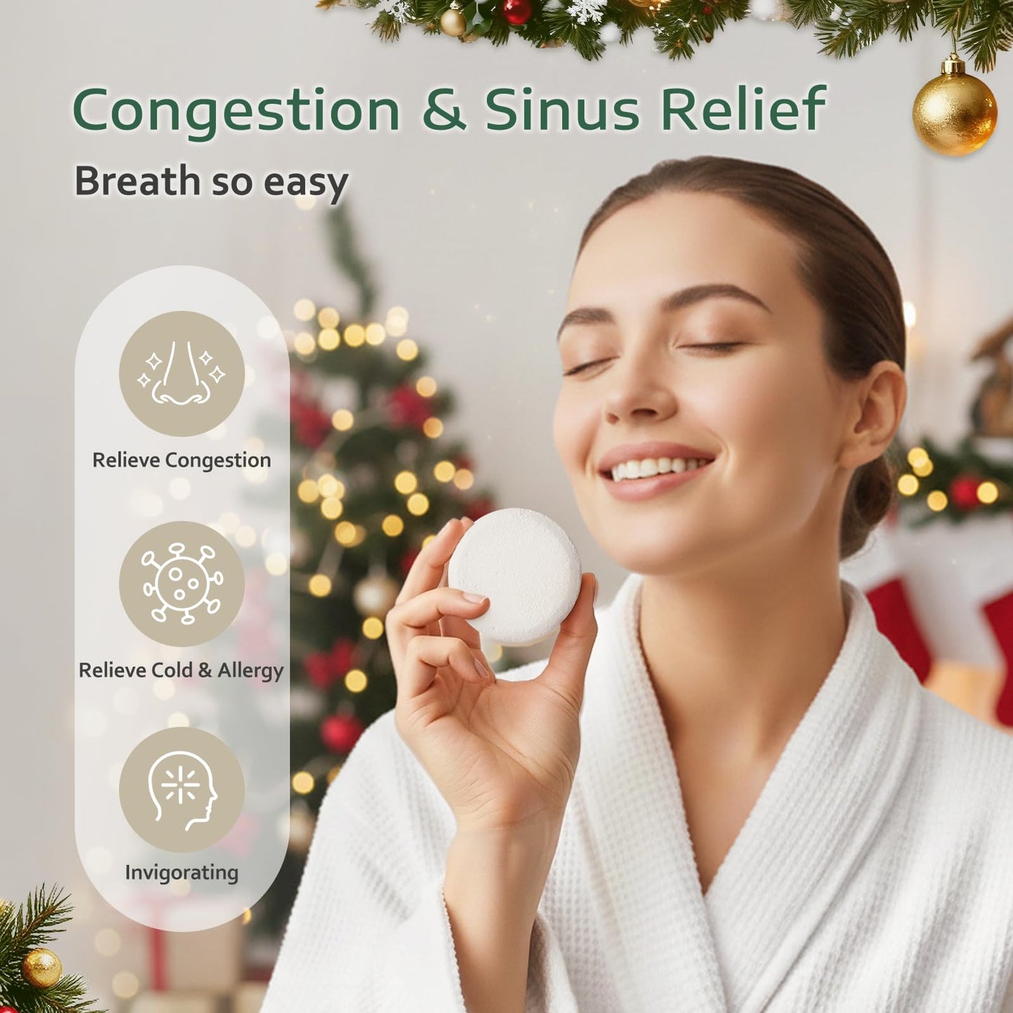 JoJowell Shower Steamers Aromatherapy - 18 Pack Birthday Gifts for Women, Self Care, Christmas Gifts Stocking Stuffers for Adults, Women, Men, Mom, Teens, White Elephant, Relaxation Home SPA