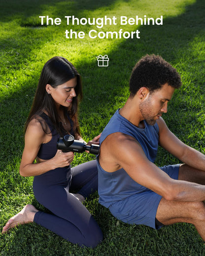 RENPHO Active Thermacool 2 Massage Gun with Heat and Cold, Christmas Gifts, [2025 Upgraded] Percussion Deep Tissue Handheld Neck Massager, FSA Approved, Muscle Masajeador for Men Women Athletes HSA